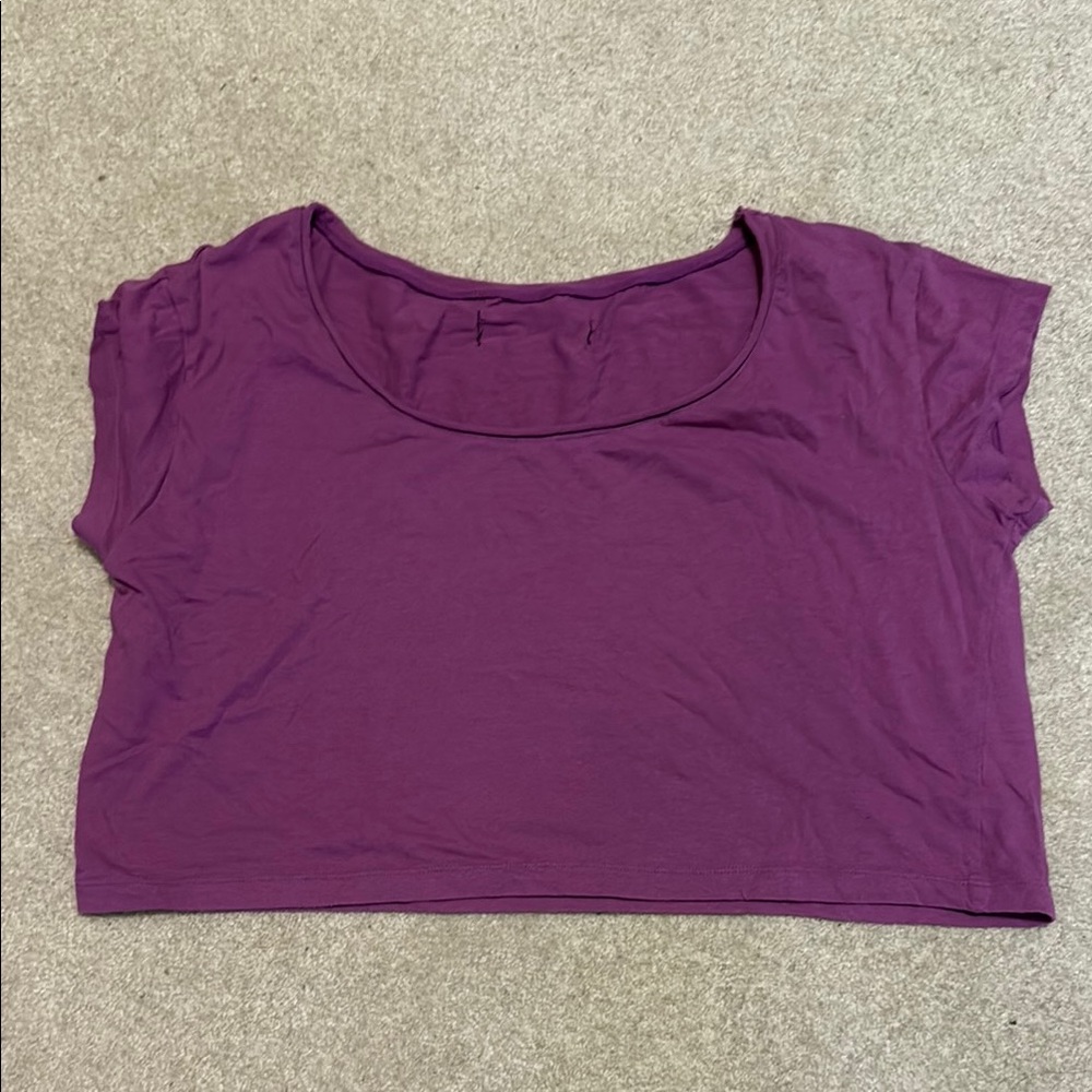 Purple Crop T-Shirt Urban Groove Balera